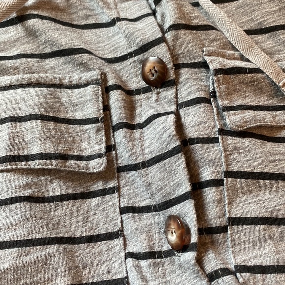 Volcom Hooded Striped Top - Picture 3 of 5